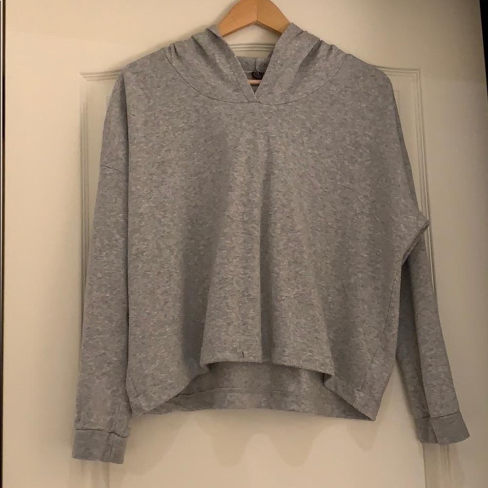 Cropped thin sweatshirt